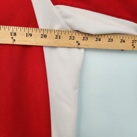 Under Armour Heatgear Polo Shirt Loose Fit Golf Red Presidents Cup Large - Picture 11 of 12